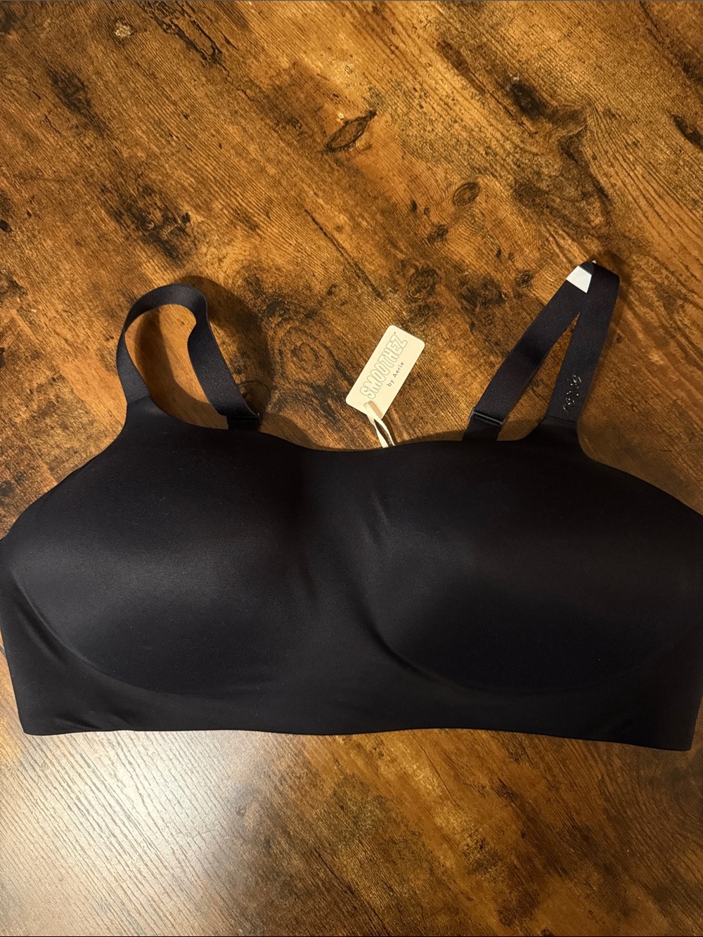 aerie Black Seamless Wireless T-Shirt Bra